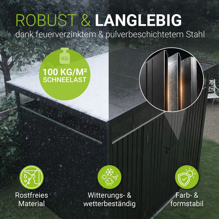 Metalen gereedschapsschuur Luzern