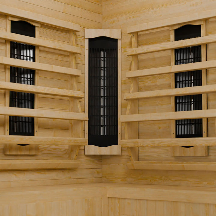 Infraroodcabine Nyborg E150K – hoekcabine voor 4 personen
