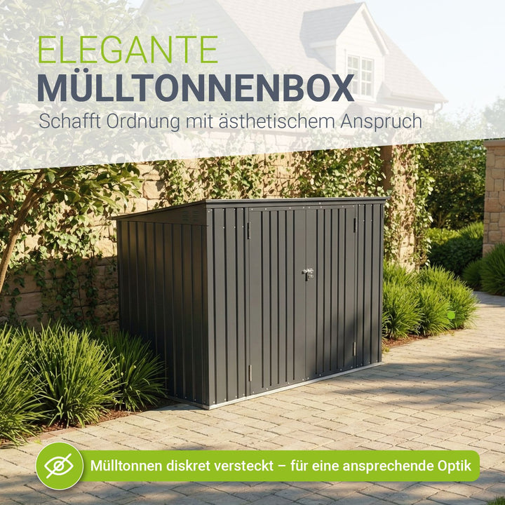 Vuilnisbak doos Namur 1,9 m²