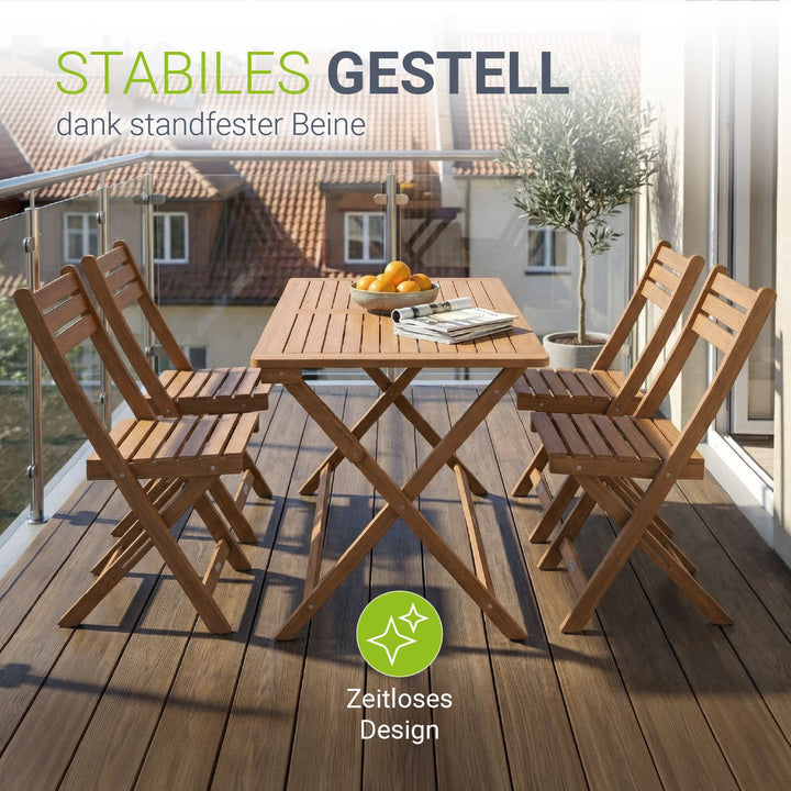 Tuinmeubelset Rimini gemaakt van acaciahout
