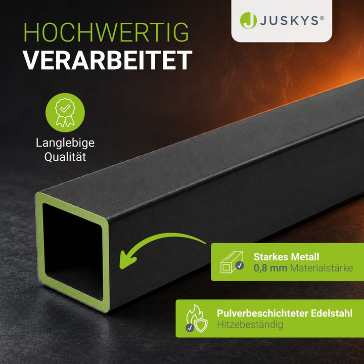 Metalen haardhek 300 cm – 5-delig, met deur, voor huisdieren
