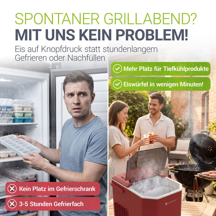 IJsblokjesmachine IceOracle – zelfreinigend, 12 kg ijs per dag