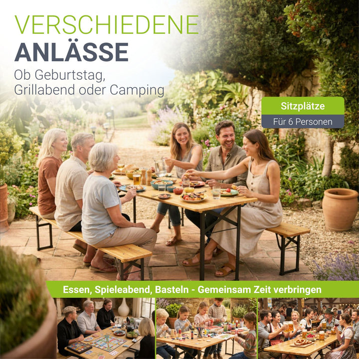 Biertentenset Bichl 170 cm