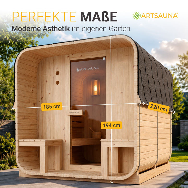 Vierkante vatsauna Nolvik