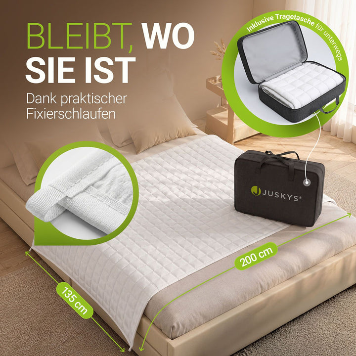 Verzwaringsdeken 135x200 cm – 5, 7 of 9 kg, met glasparels