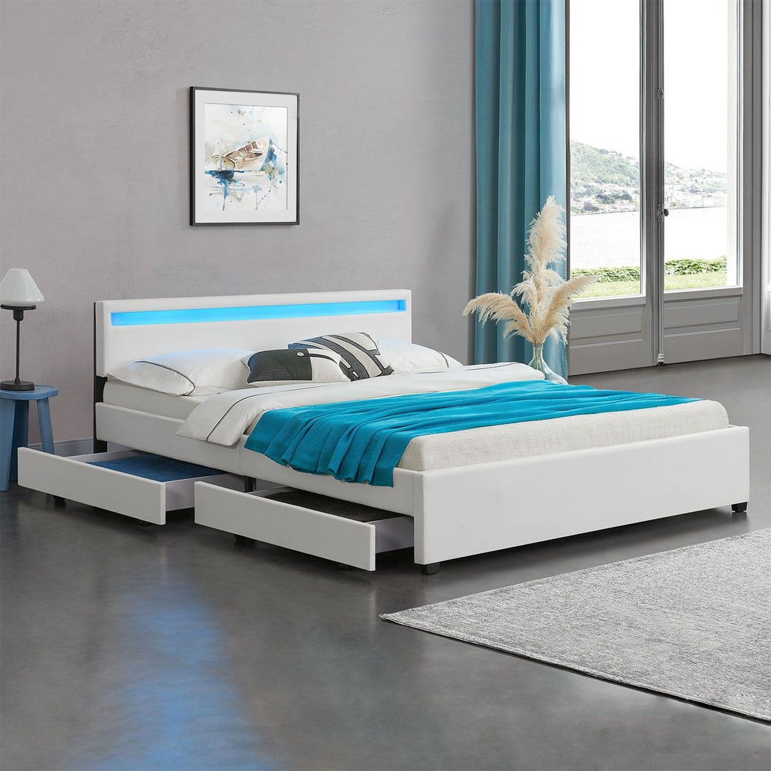 Kunstleerbed - gemakkelijk te onderhouden en goedkoop