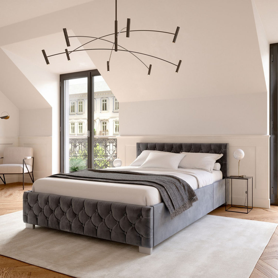 Fluwelen bed - elegante uitstraling en zachtaardig