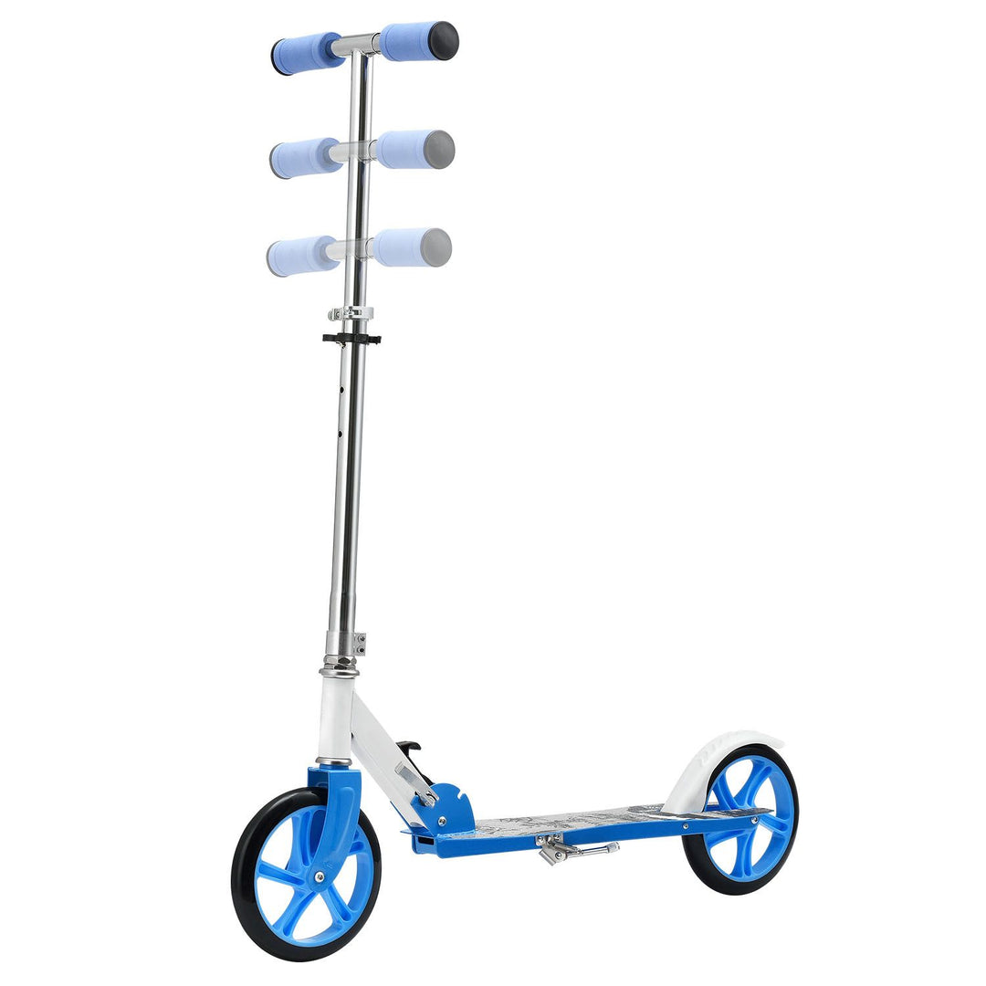 In hoogte verstelbare kinderscooter
