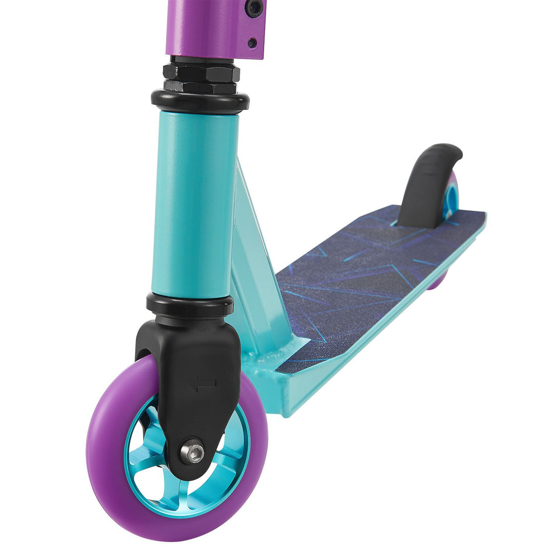 Stabiele stuntstep met grip