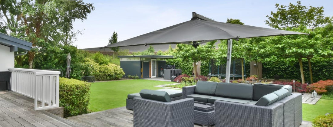 Zonwering voor het terras